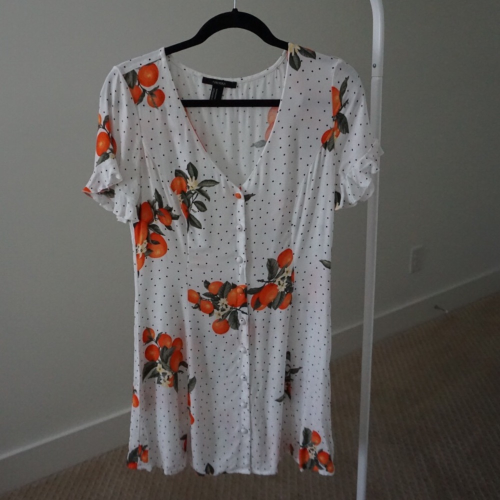 Forever 21 Orange Dress